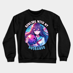 Bowling Anime girl Crewneck Sweatshirt